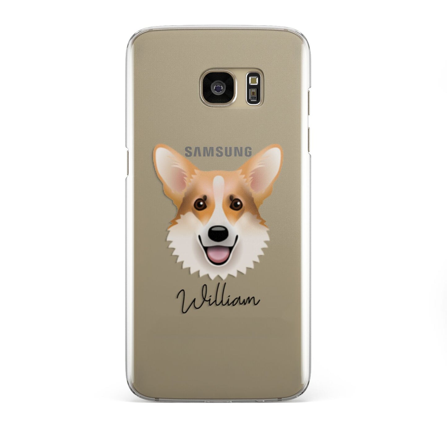 Corgi Personalised Samsung Galaxy S7 Edge Case