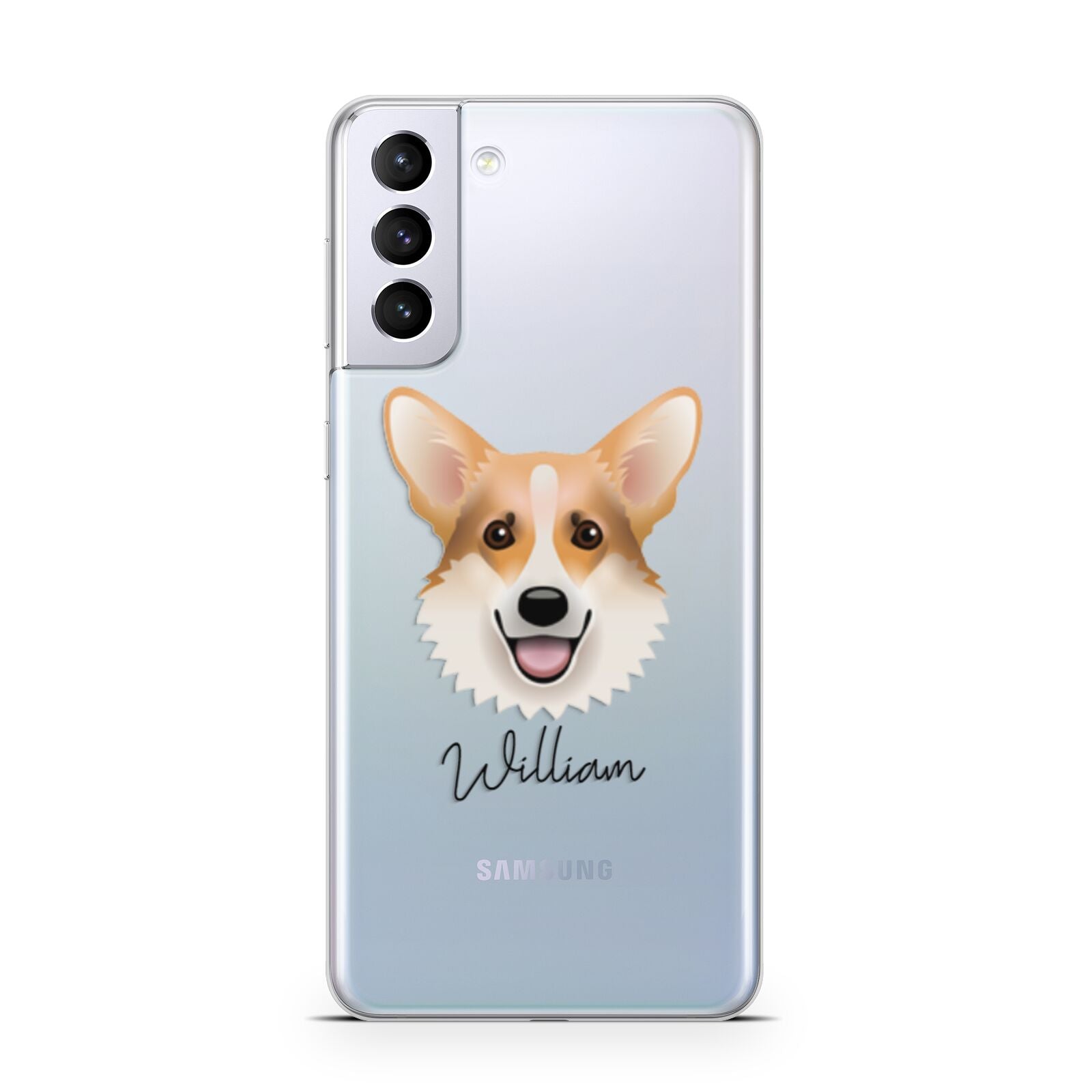 Corgi Personalised Samsung S21 Plus Phone Case