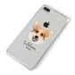 Corgi Personalised iPhone 8 Plus Bumper Case on Silver iPhone Alternative Image