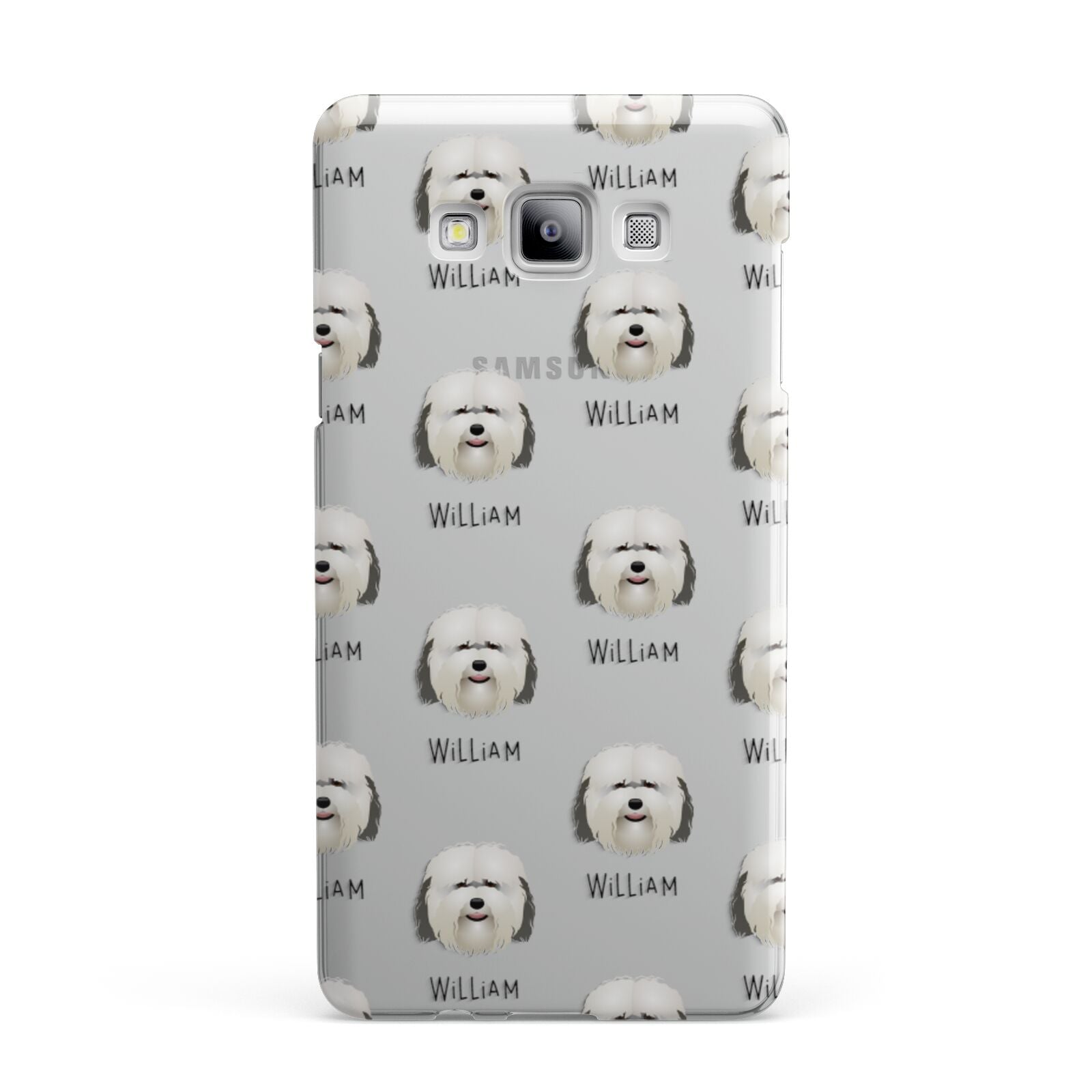 Coton De Tulear Icon with Name Samsung Galaxy A7 2015 Case