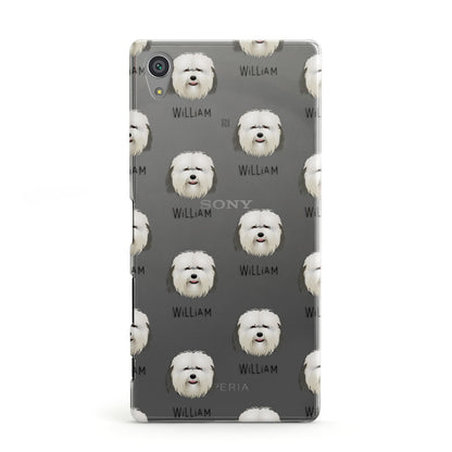 Coton De Tulear Icon with Name Sony Xperia Case