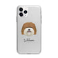 Coton De Tulear Personalised Apple iPhone 11 Pro Max in Silver with Bumper Case