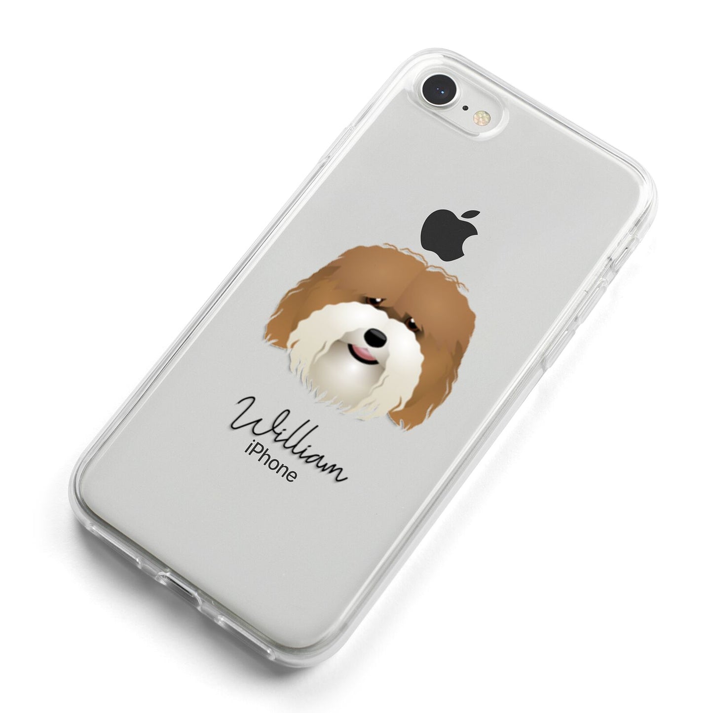 Coton De Tulear Personalised iPhone 8 Bumper Case on Silver iPhone Alternative Image