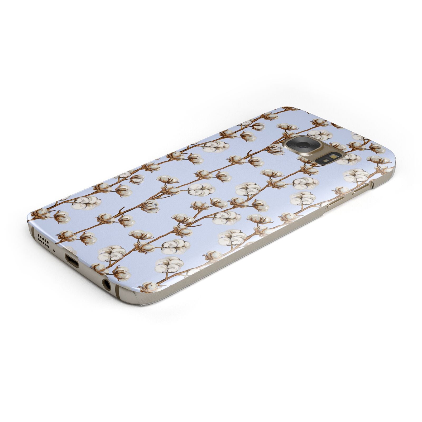 Cotton Branch Protective Samsung Galaxy Case Angled Image