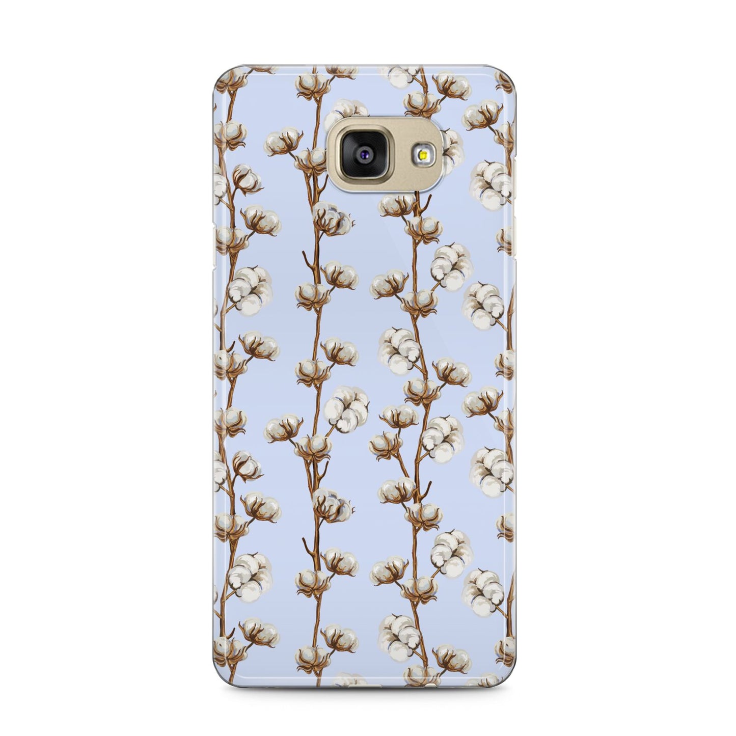 Cotton Branch Samsung Galaxy A5 2016 Case on gold phone