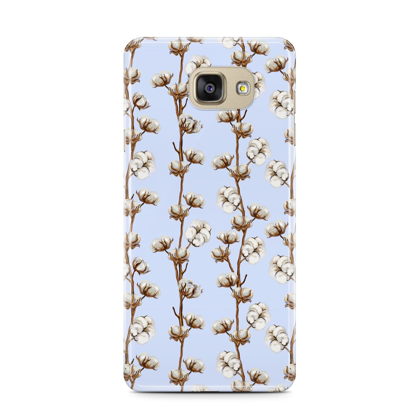 Cotton Branch Samsung Galaxy A7 2016 Case on gold phone