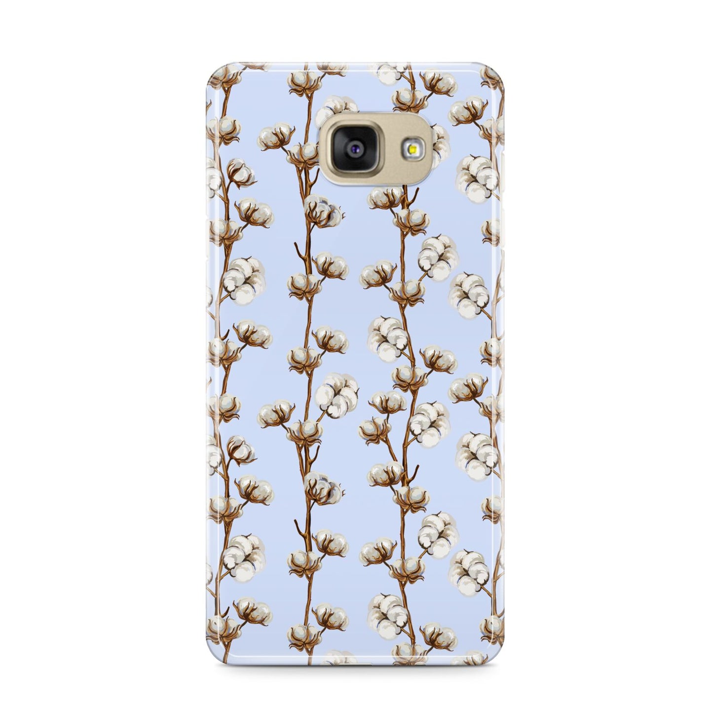 Cotton Branch Samsung Galaxy A9 2016 Case on gold phone