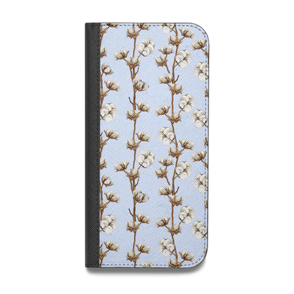 Cotton Branch Vegan Leather Flip iPhone Case