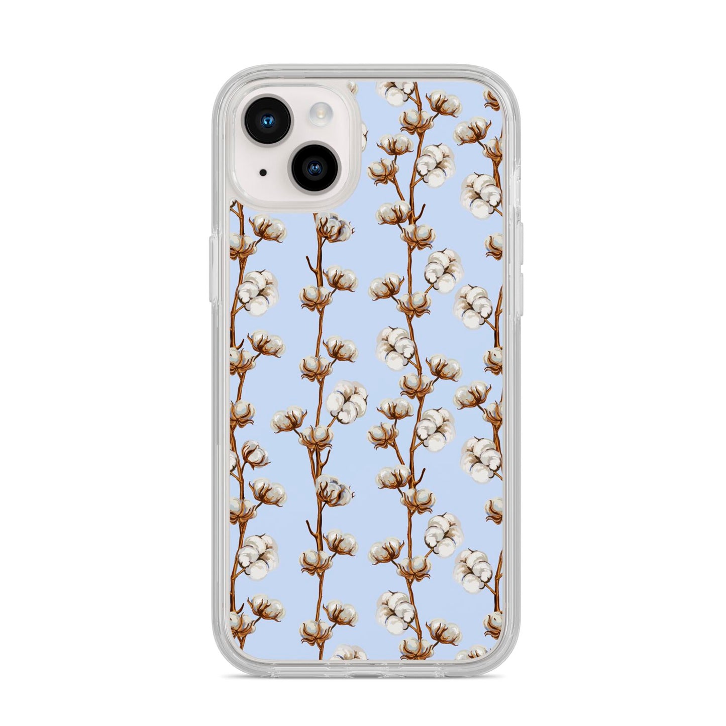 Cotton Branch iPhone 14 Plus Clear Tough Case Starlight