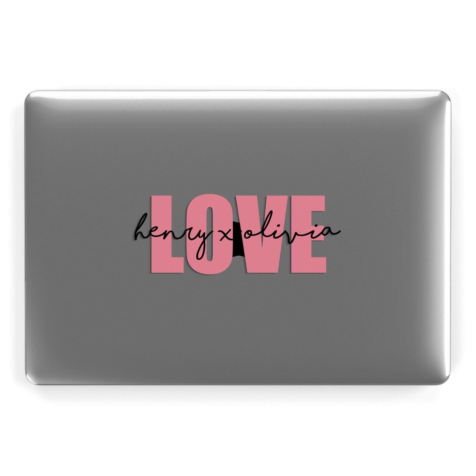 Couples Personalised Love Apple MacBook Case