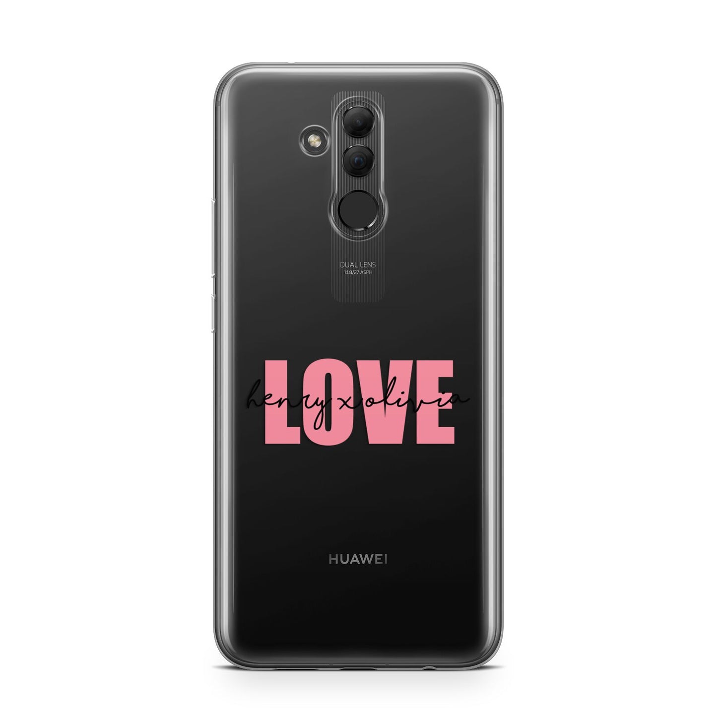 Couples Personalised Love Huawei Mate 20 Lite