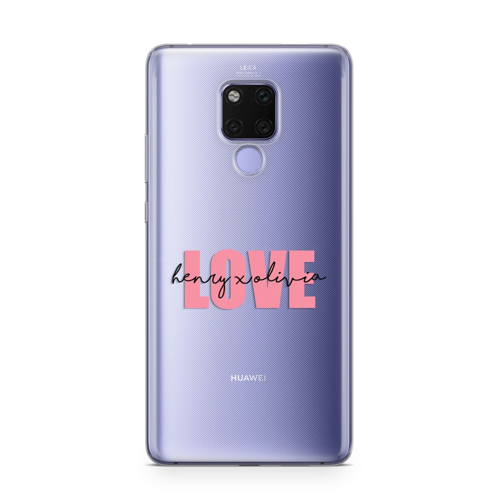 Couples Personalised Love Huawei Mate 20X Phone Case