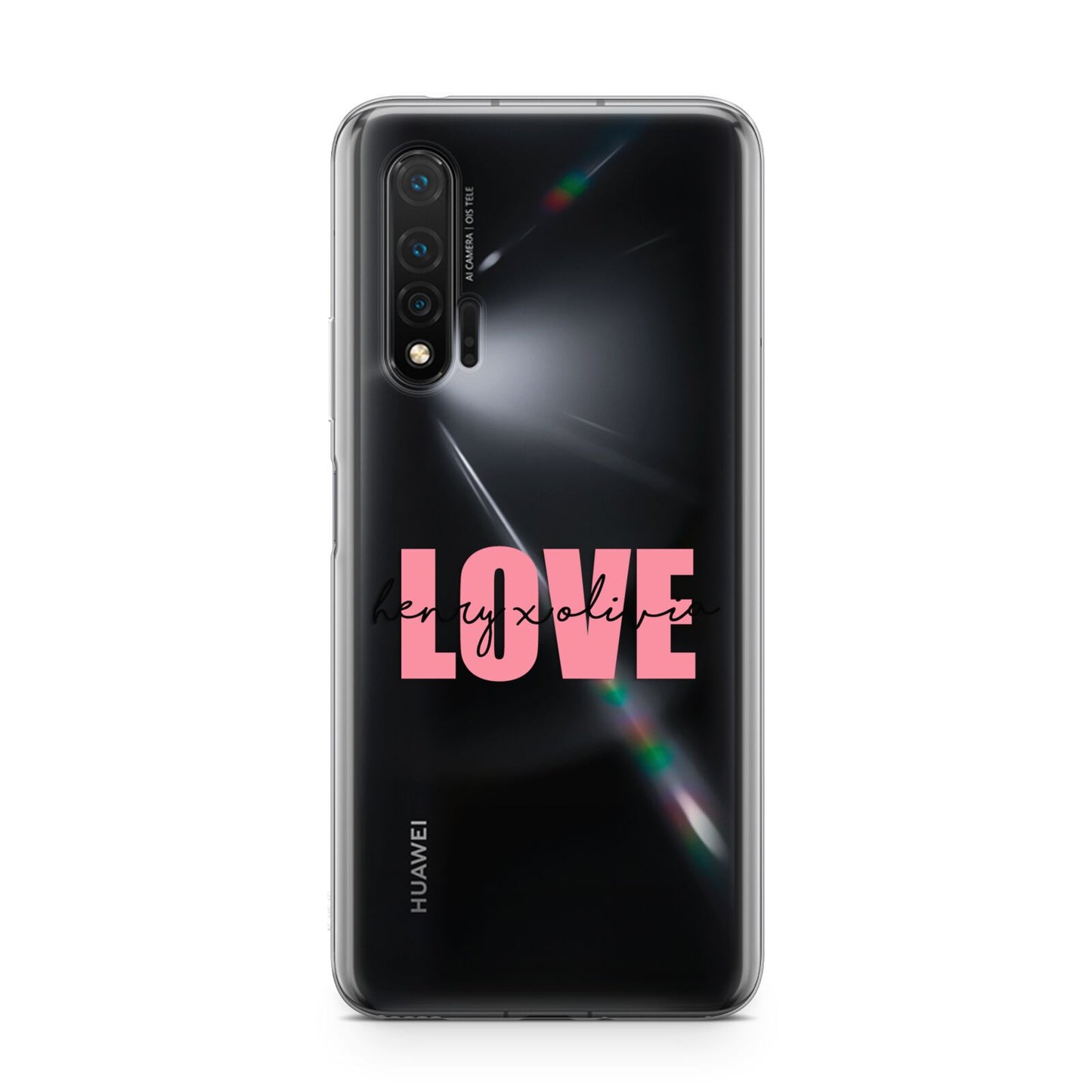 Couples Personalised Love Huawei Nova 6 Phone Case