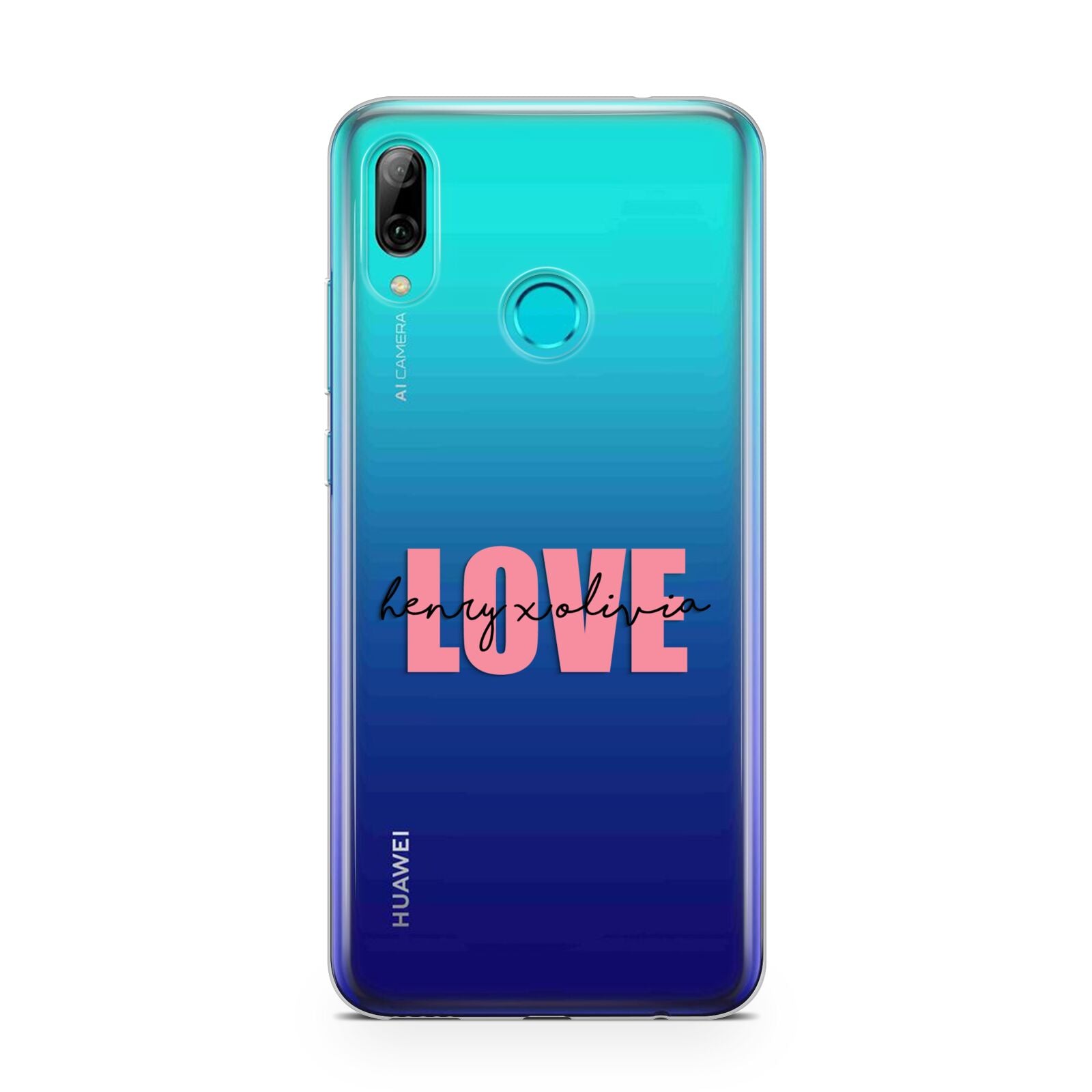 Couples Personalised Love Huawei P Smart 2019 Case