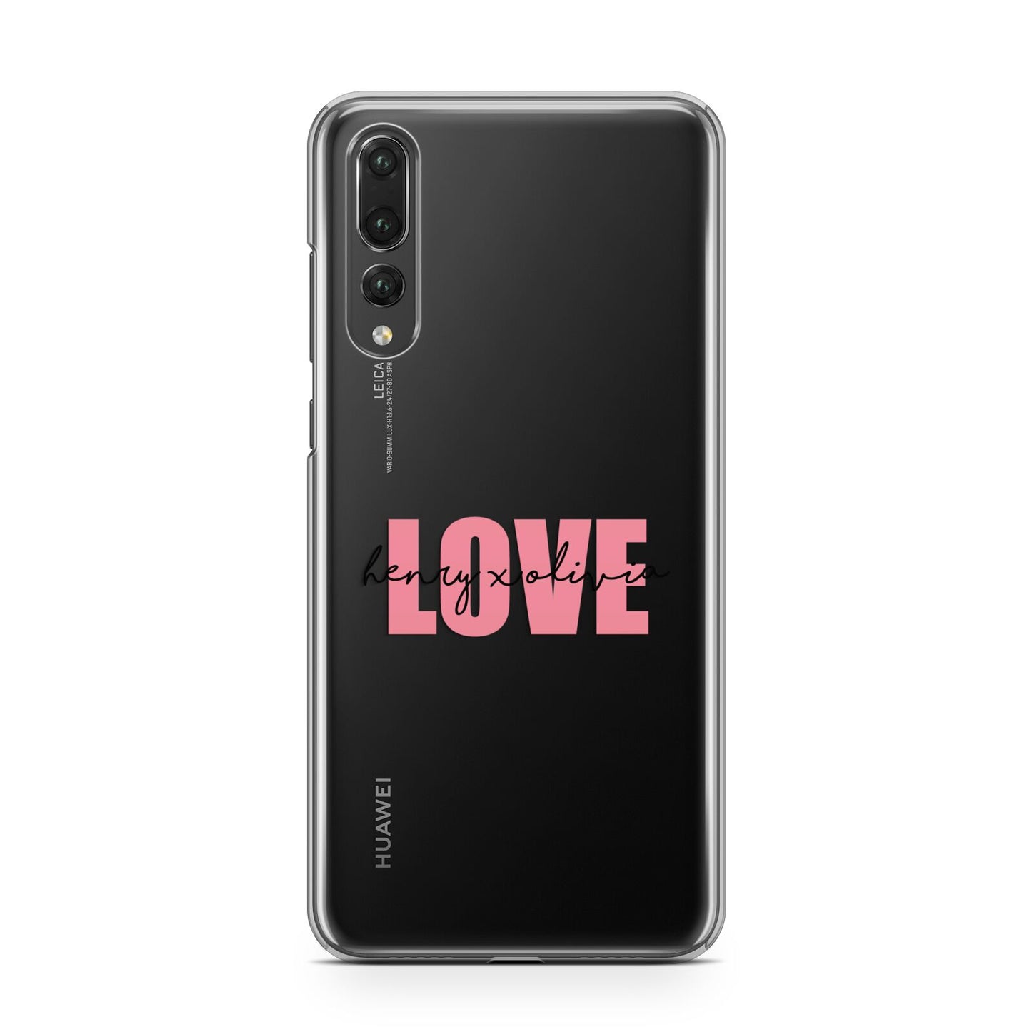 Couples Personalised Love Huawei P20 Pro Phone Case