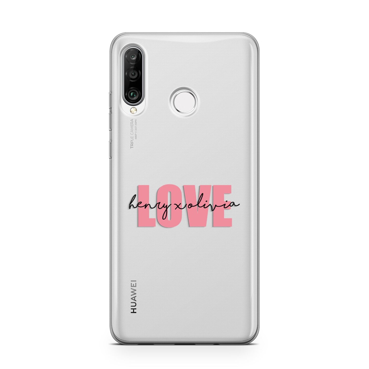 Couples Personalised Love Huawei P30 Lite Phone Case