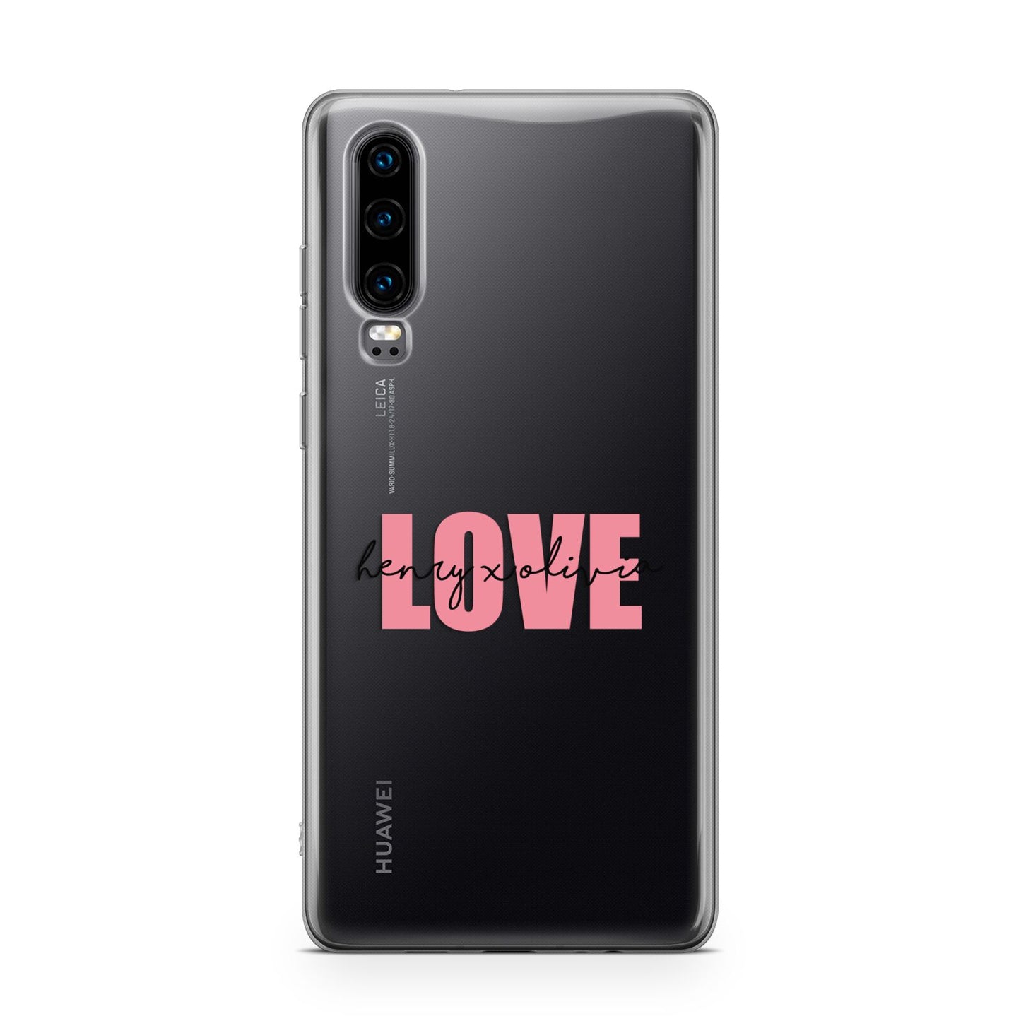 Couples Personalised Love Huawei P30 Phone Case