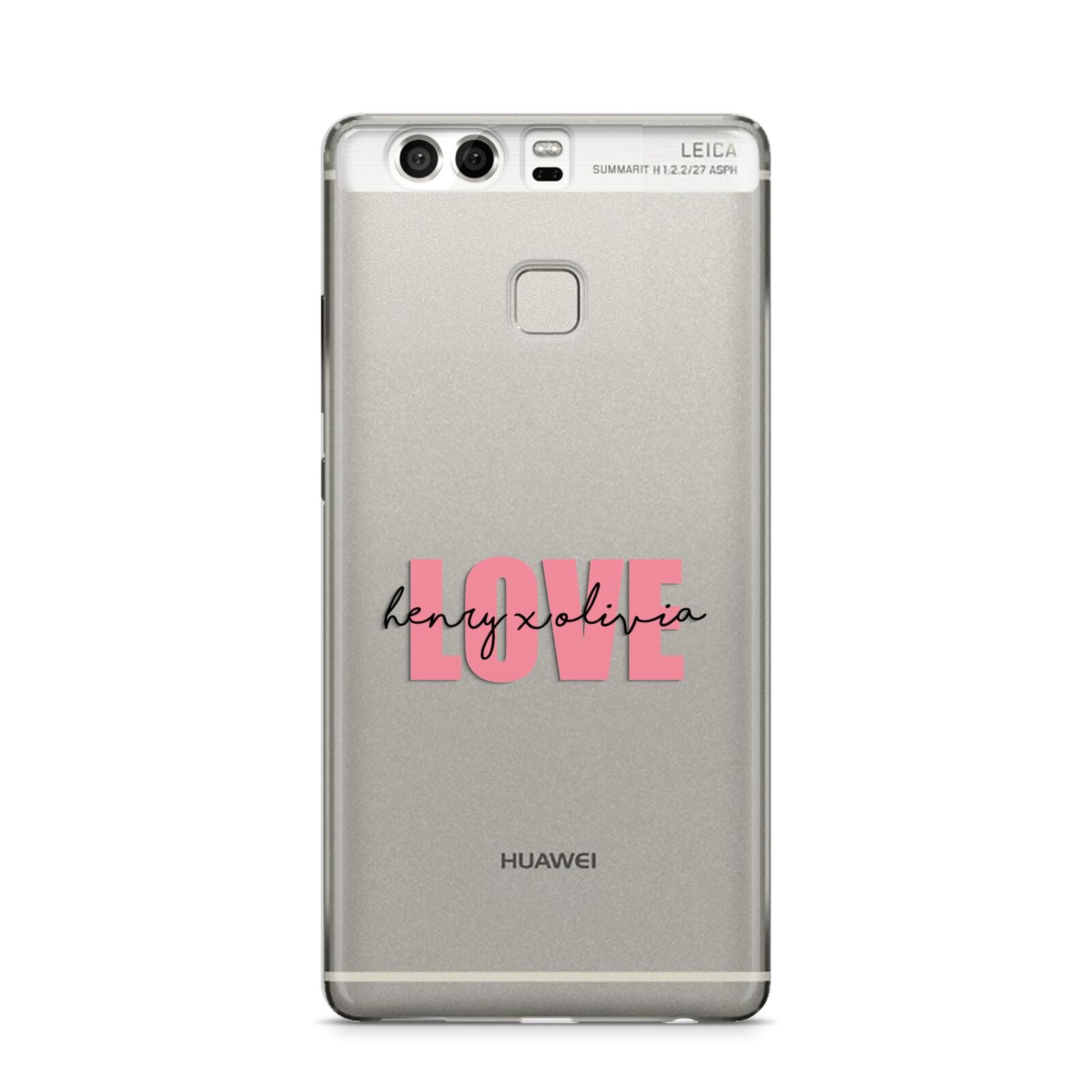 Couples Personalised Love Huawei P9 Case