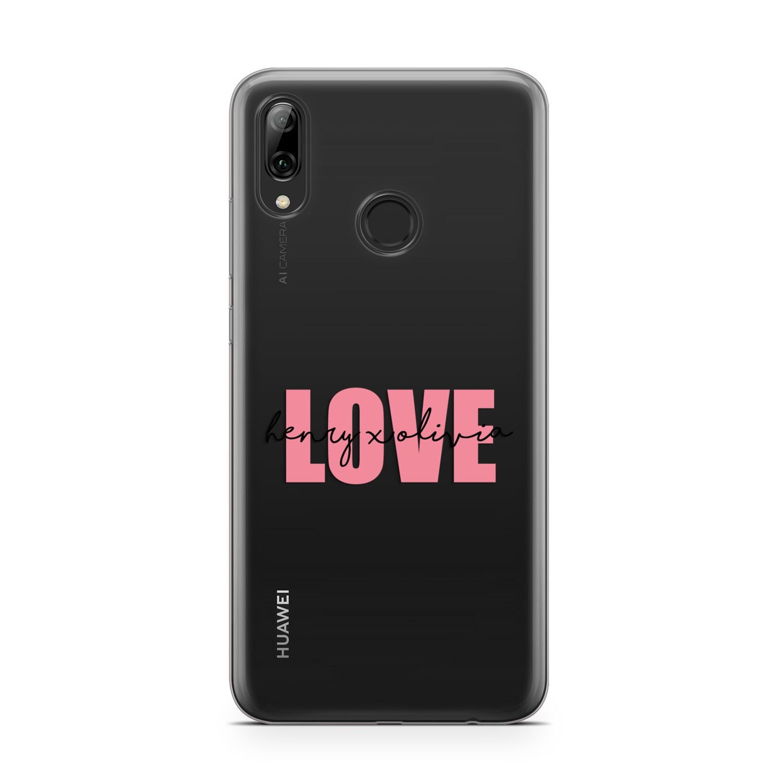 Couples Personalised Love Huawei Y7 2019