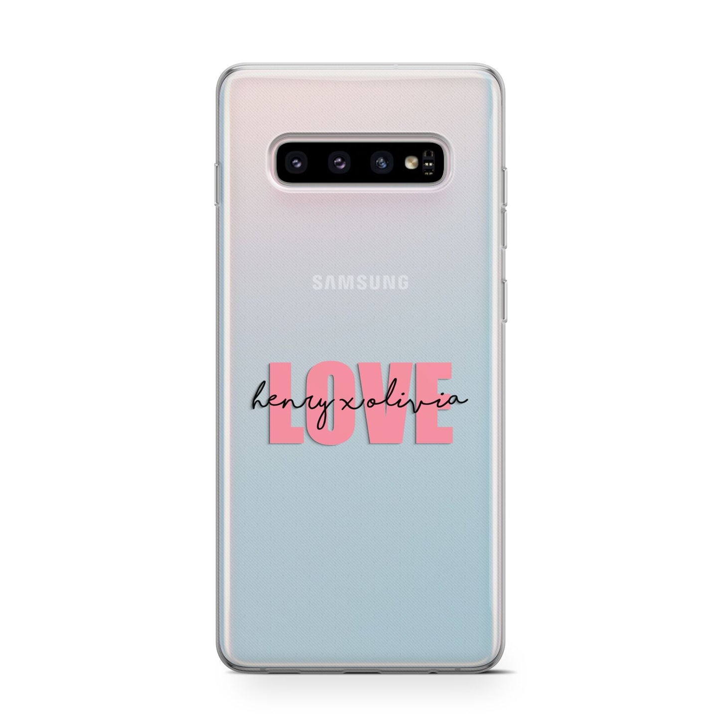 Couples Personalised Love Protective Samsung Galaxy Case