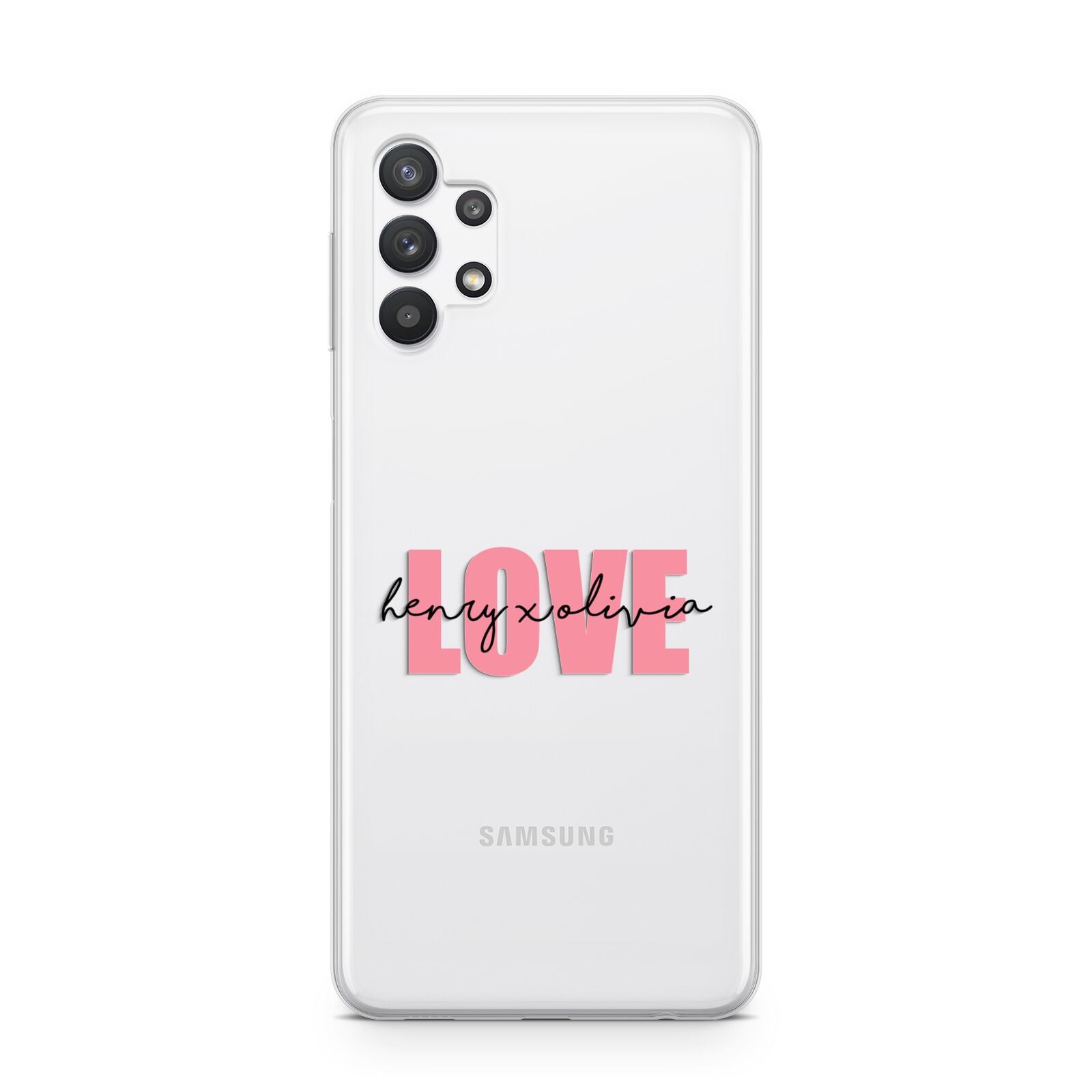 Couples Personalised Love Samsung A32 5G Case