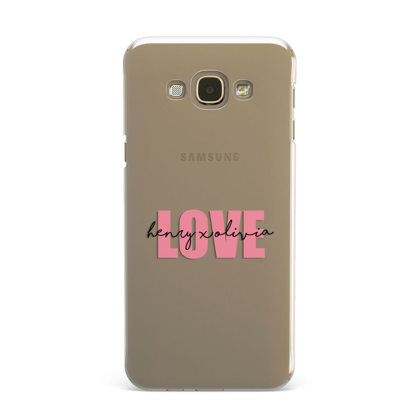 Couples Personalised Love Samsung Galaxy A8 Case