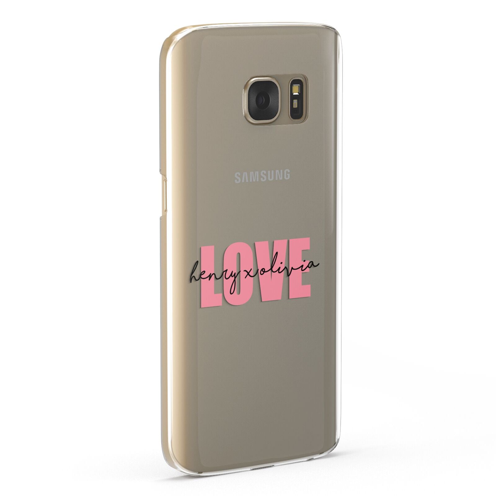 Couples Personalised Love Samsung Galaxy Case Fourty Five Degrees