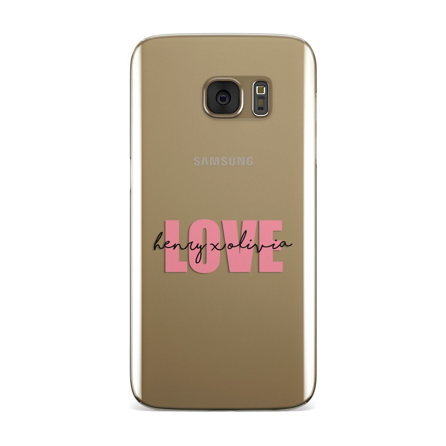 Couples Personalised Love Samsung Galaxy Case