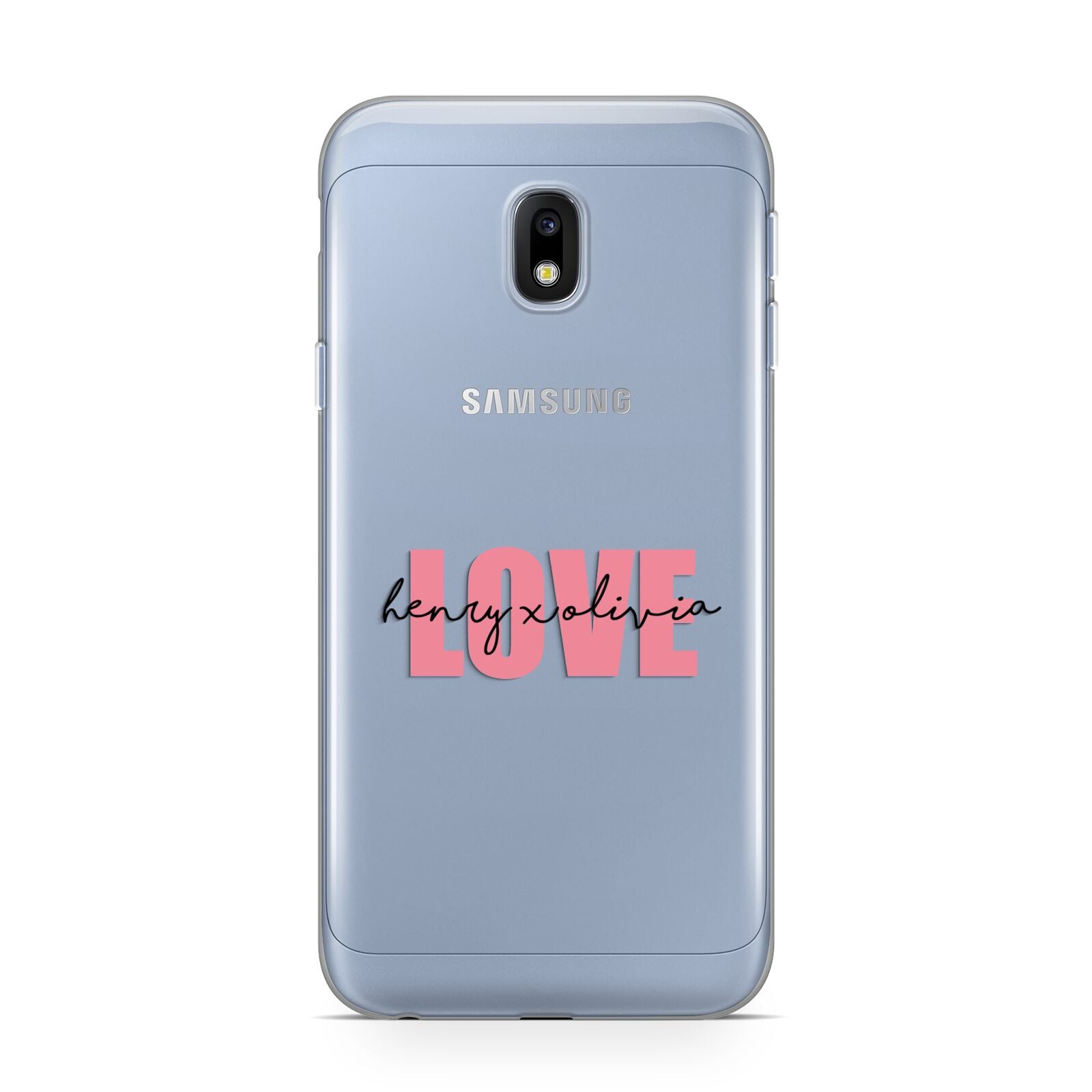 Couples Personalised Love Samsung Galaxy J3 2017 Case