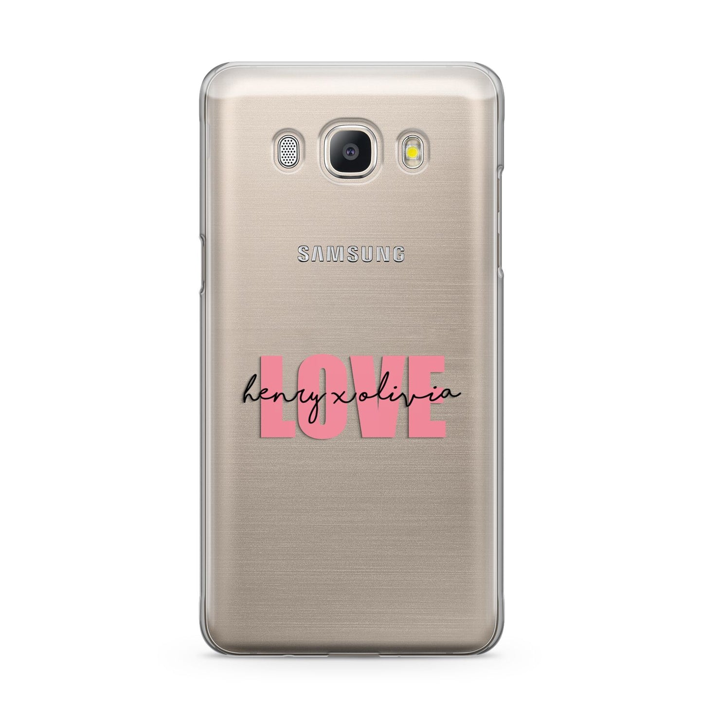 Couples Personalised Love Samsung Galaxy J5 2016 Case