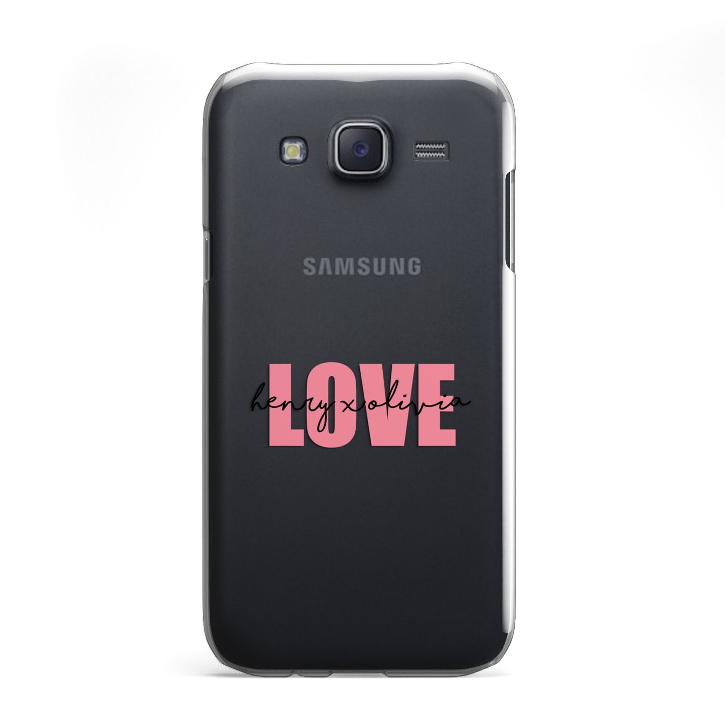 Couples Personalised Love Samsung Galaxy J5 Case