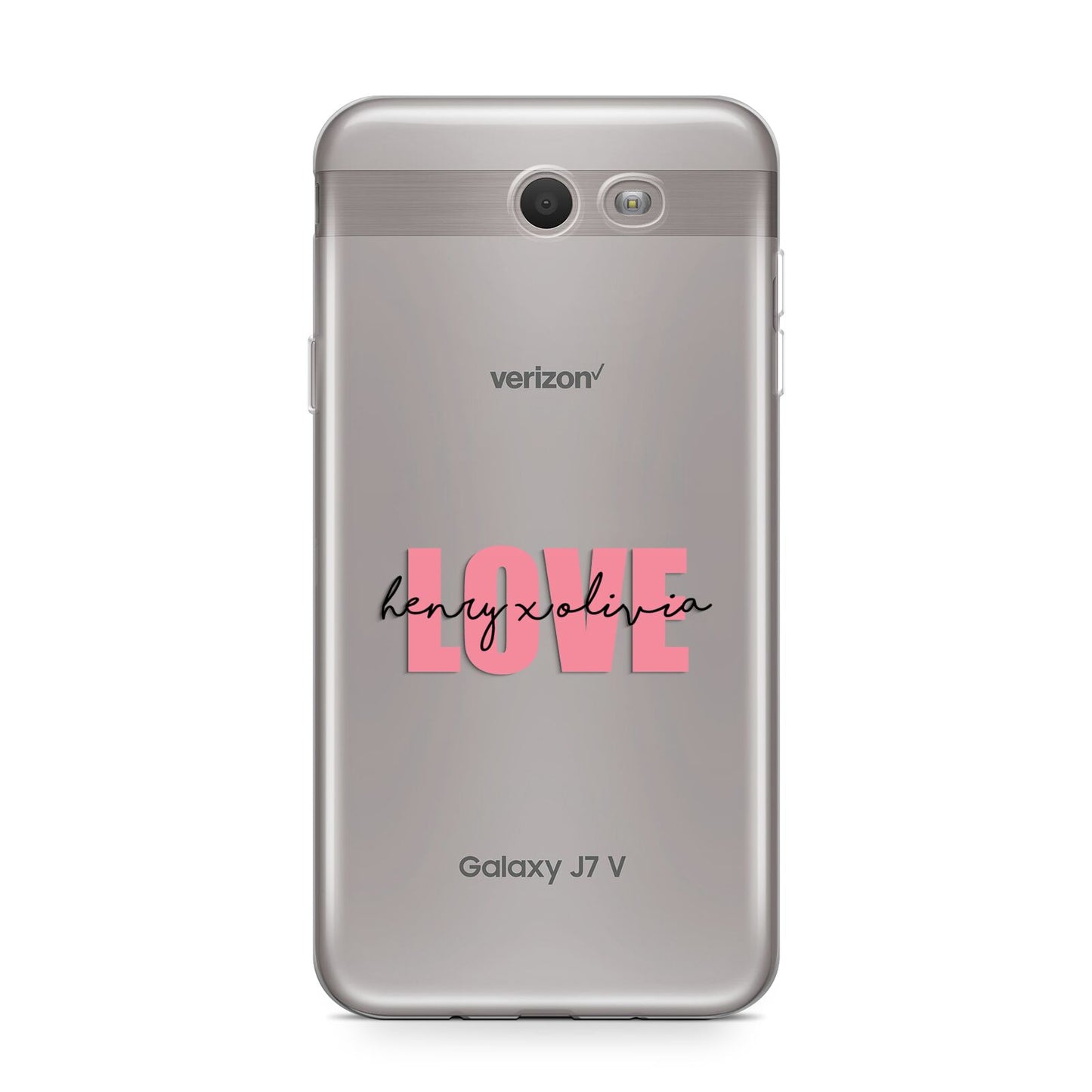 Couples Personalised Love Samsung Galaxy J7 2017 Case