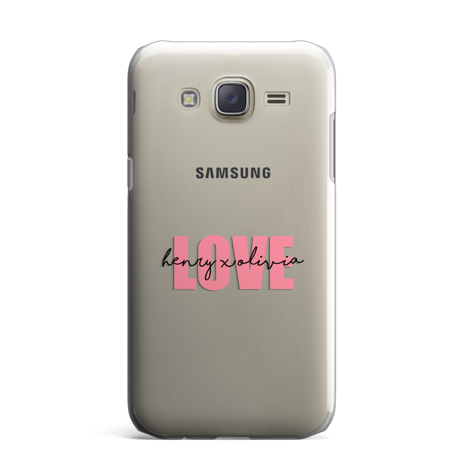 Couples Personalised Love Samsung Galaxy J7 Case