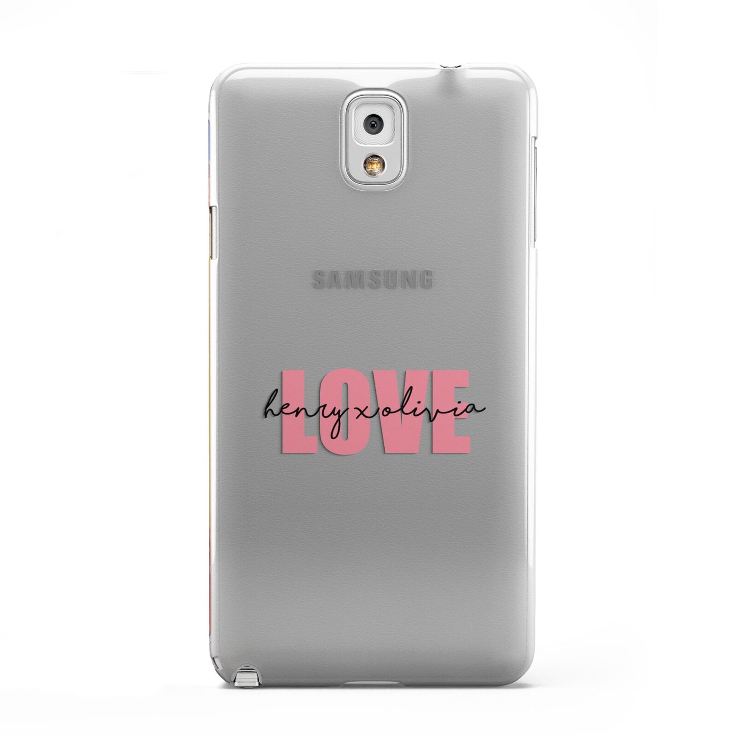 Couples Personalised Love Samsung Galaxy Note 3 Case