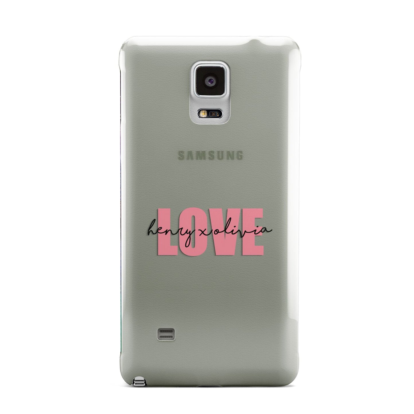 Couples Personalised Love Samsung Galaxy Note 4 Case