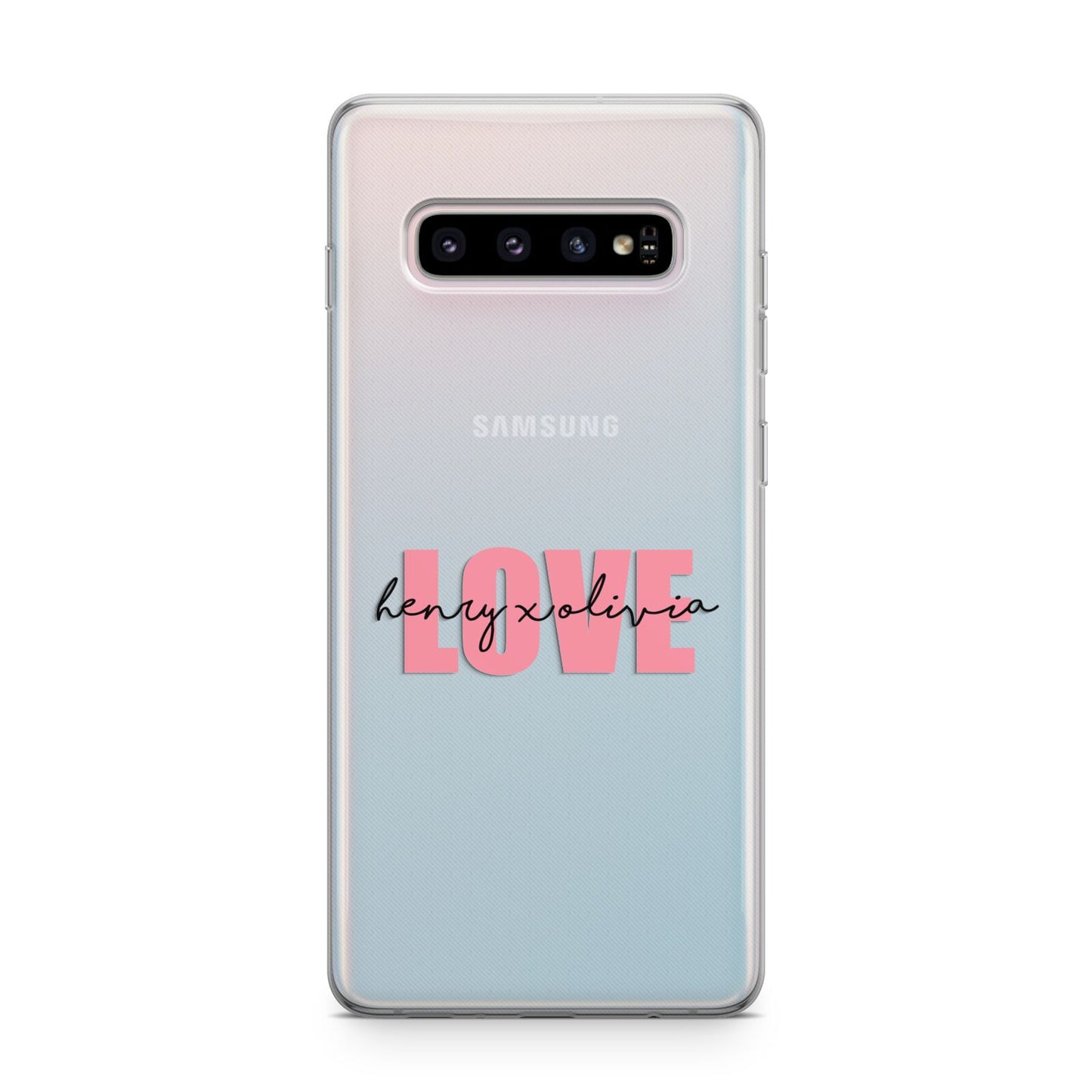 Couples Personalised Love Samsung Galaxy S10 Plus Case