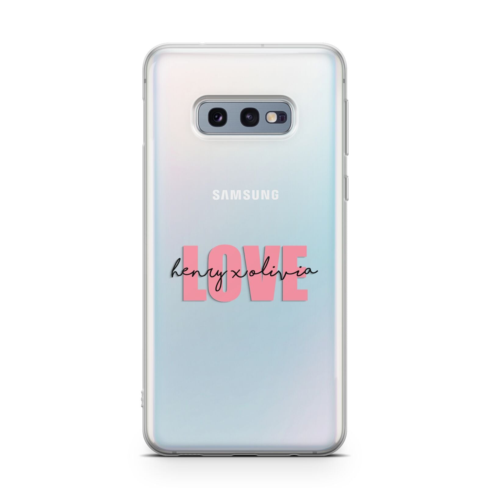 Couples Personalised Love Samsung Galaxy S10E Case