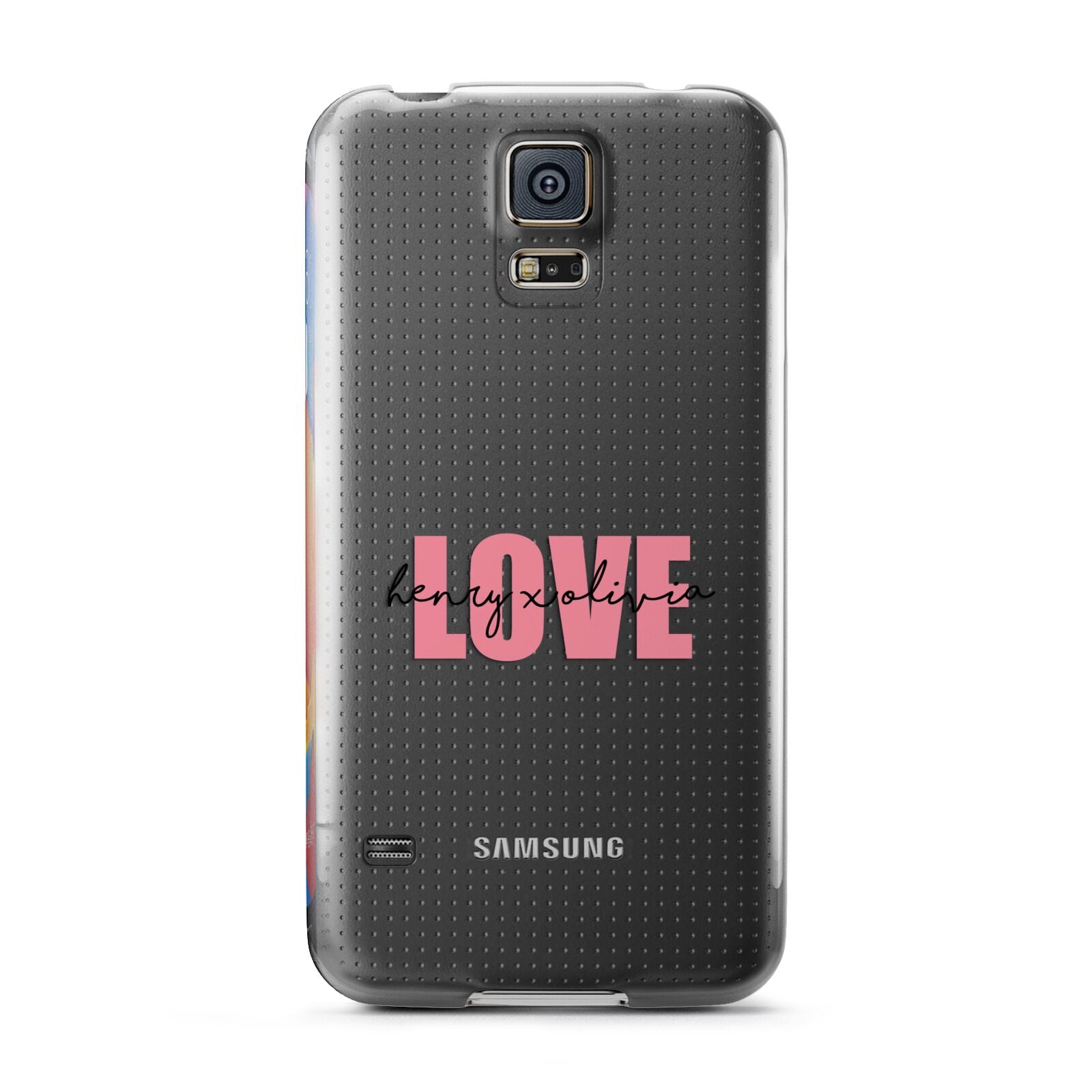 Couples Personalised Love Samsung Galaxy S5 Case