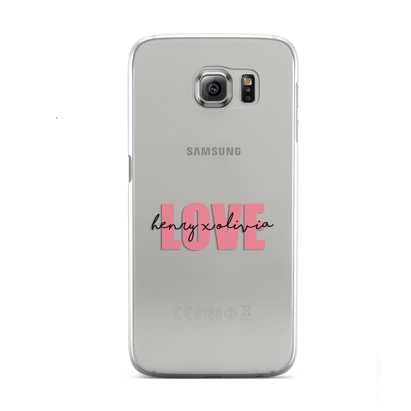 Couples Personalised Love Samsung Galaxy S6 Case