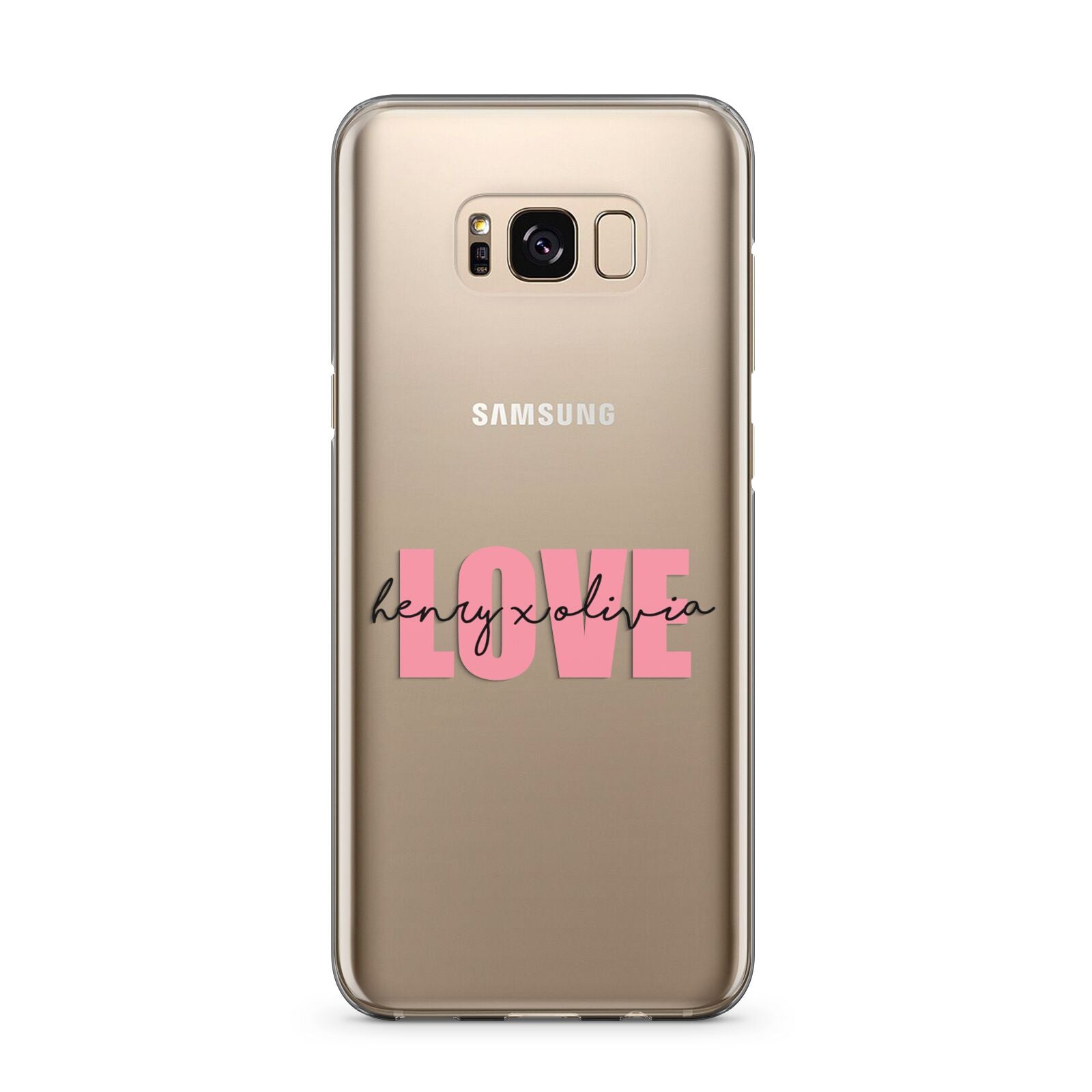 Couples Personalised Love Samsung Galaxy S8 Plus Case