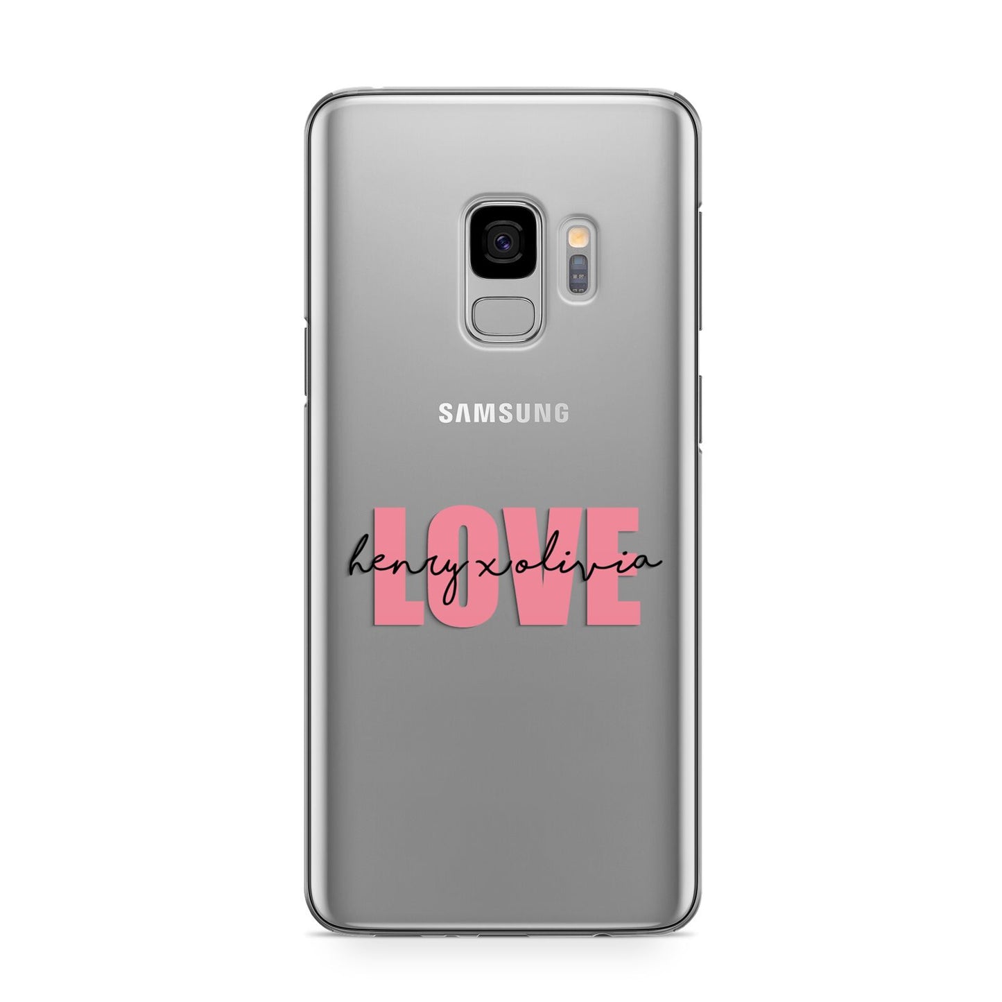 Couples Personalised Love Samsung Galaxy S9 Case