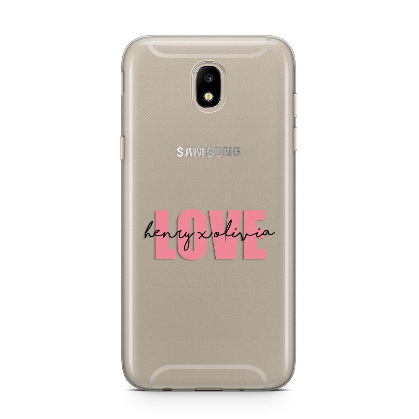 Couples Personalised Love Samsung J5 2017 Case