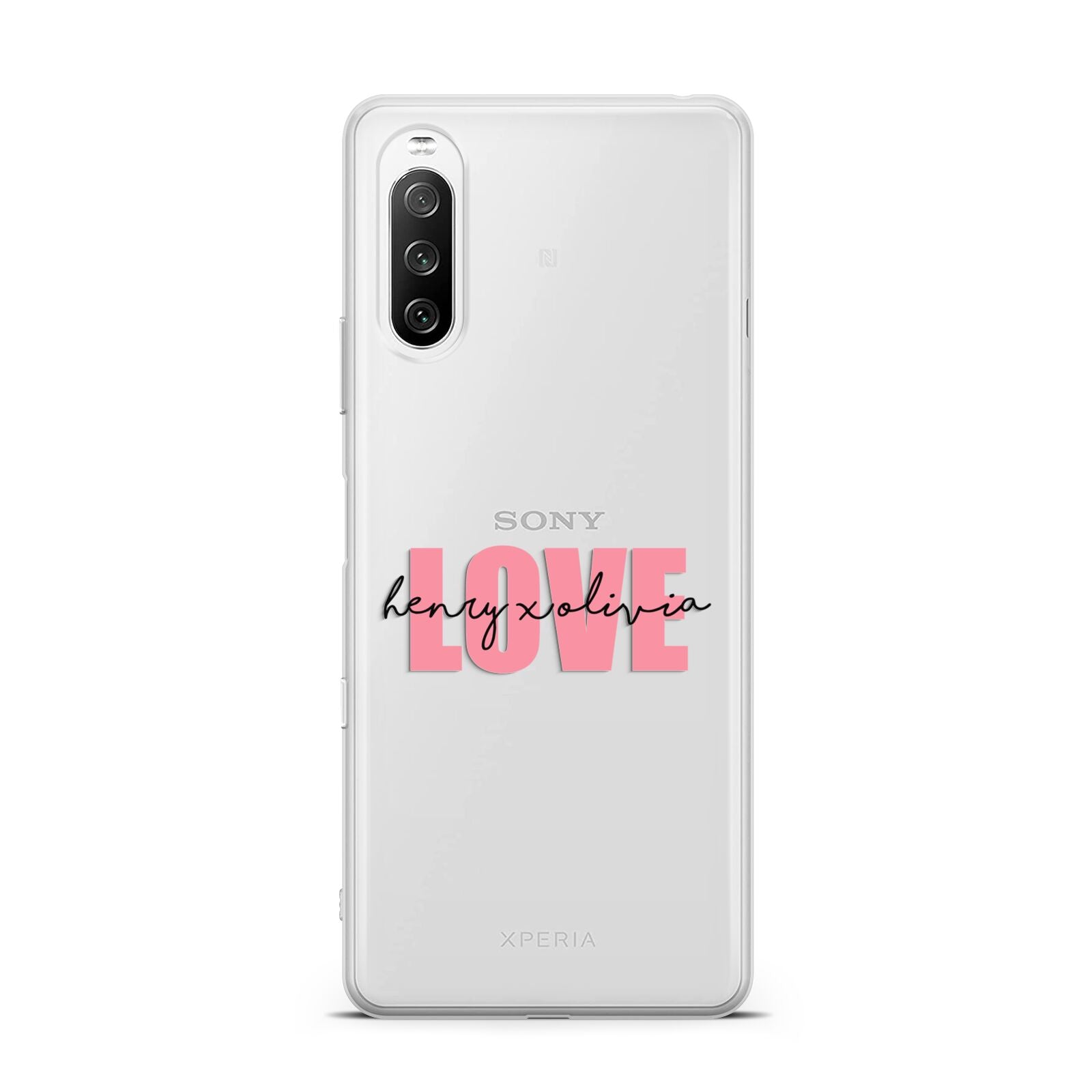 Couples Personalised Love Sony Xperia 10 III Case