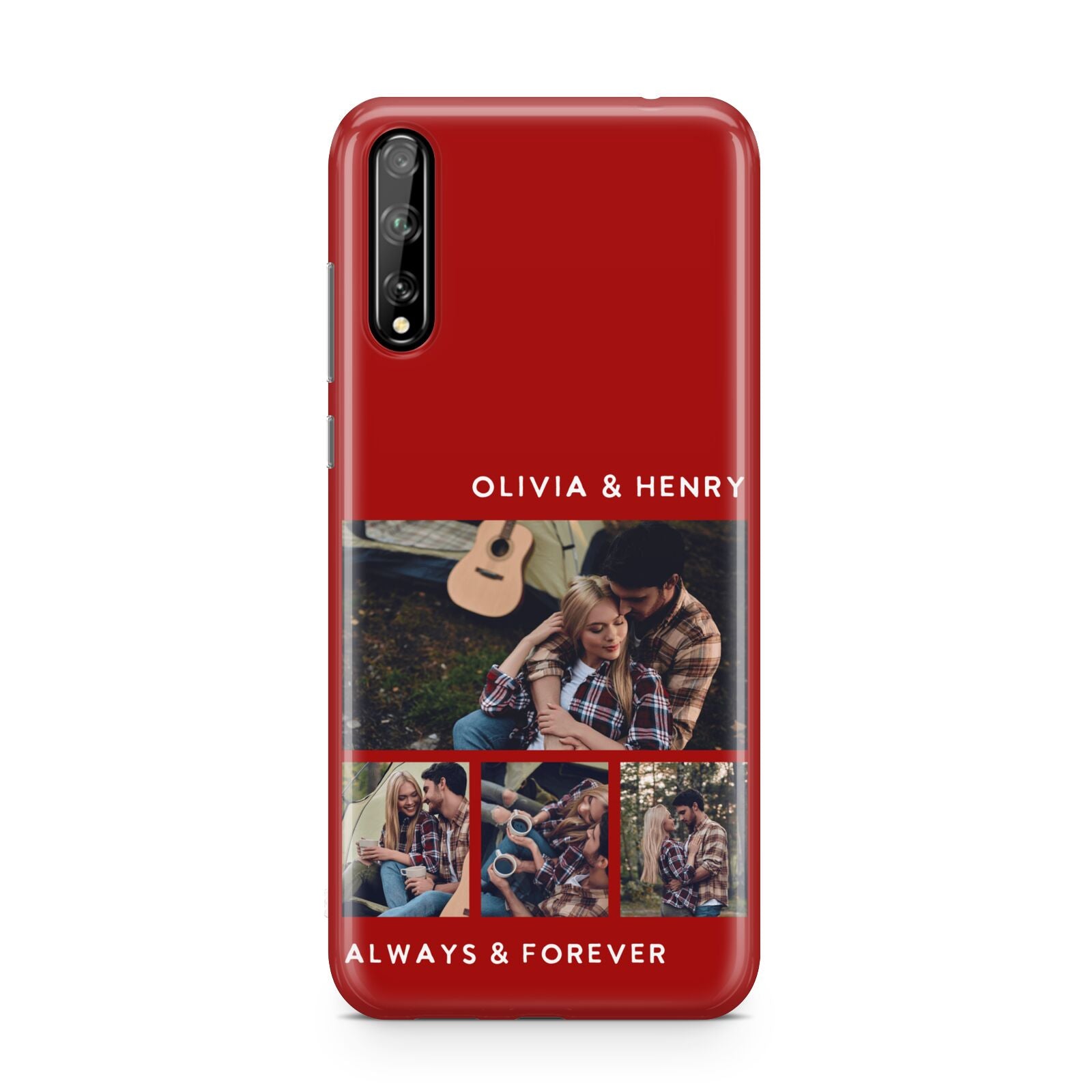 Couples Photo Collage Personalised Huawei Enjoy 10s Phone Case