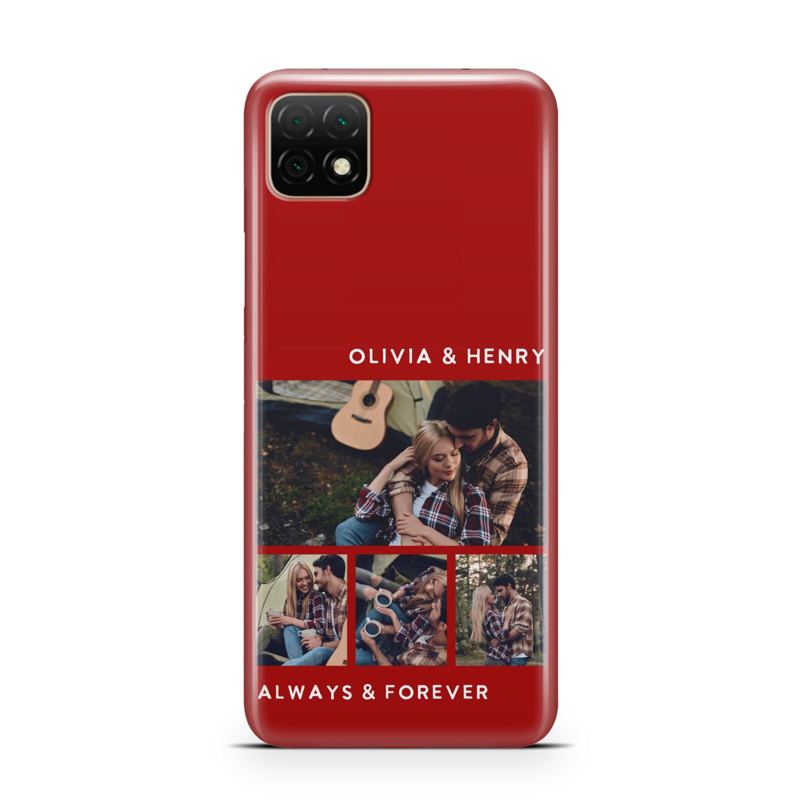 Couples Photo Collage Personalised Huawei Enjoy 20 Phone Case