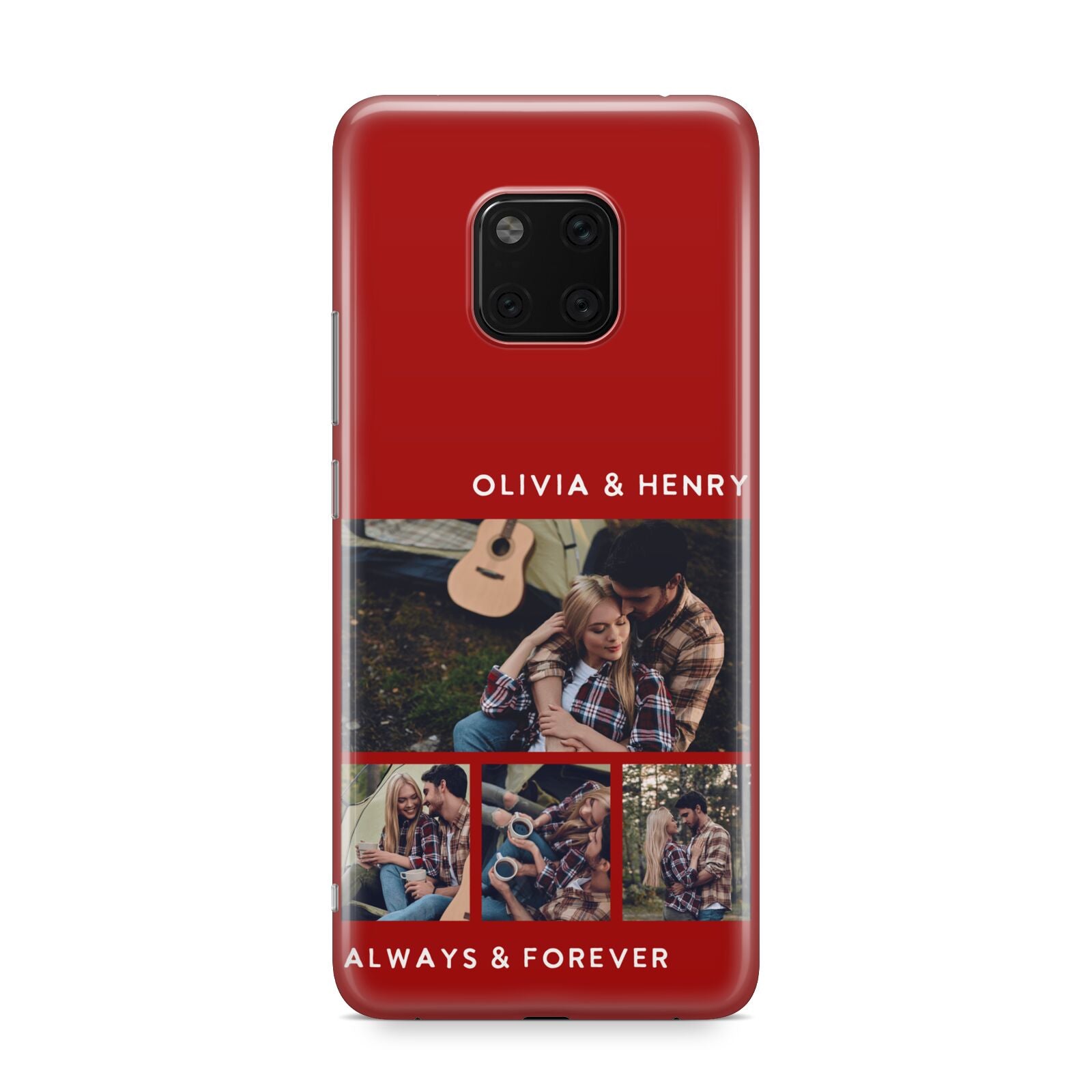 Couples Photo Collage Personalised Huawei Mate 20 Pro Phone Case