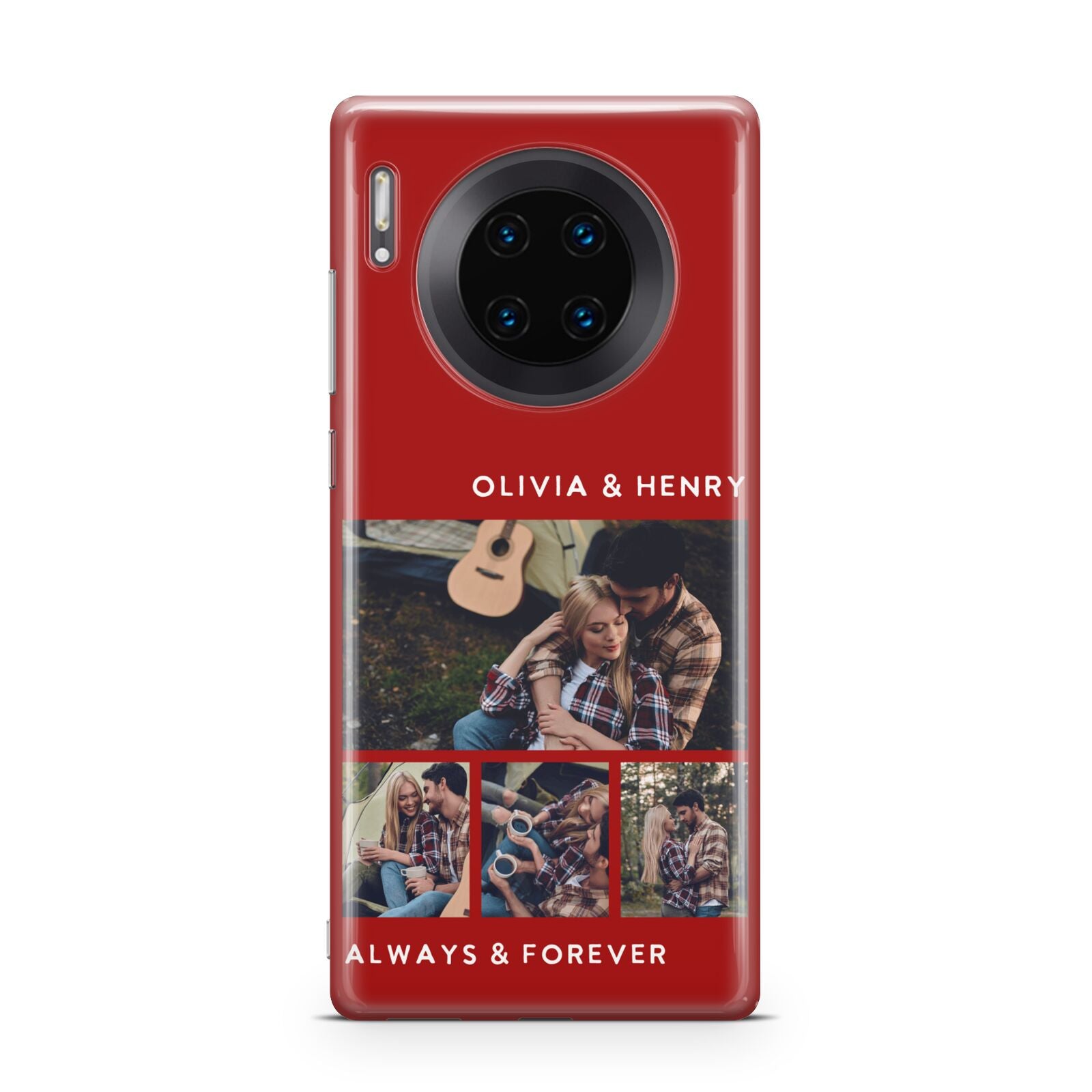 Couples Photo Collage Personalised Huawei Mate 30 Pro Phone Case