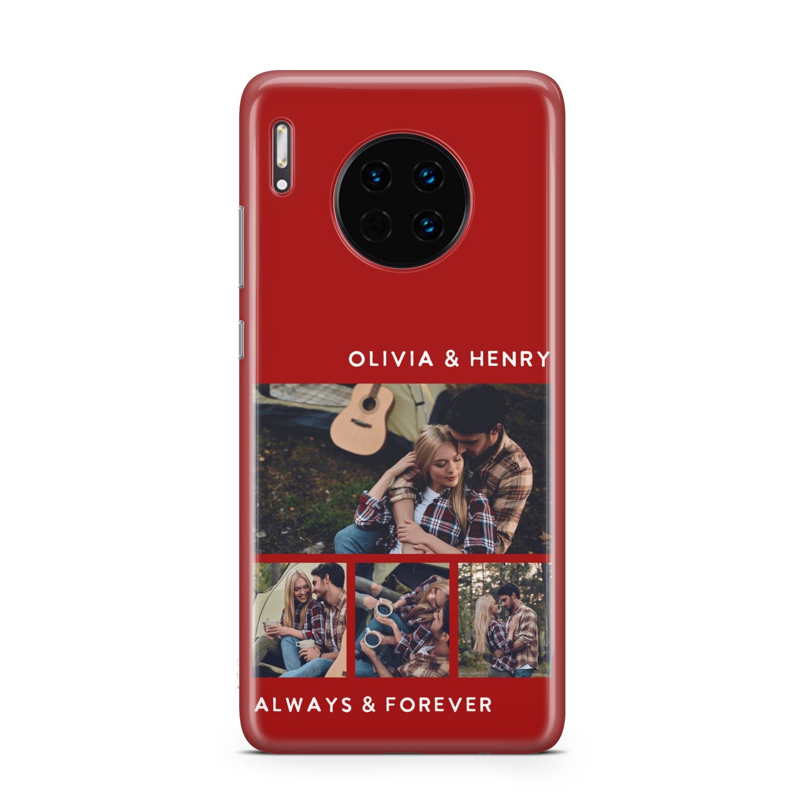 Couples Photo Collage Personalised Huawei Mate 30