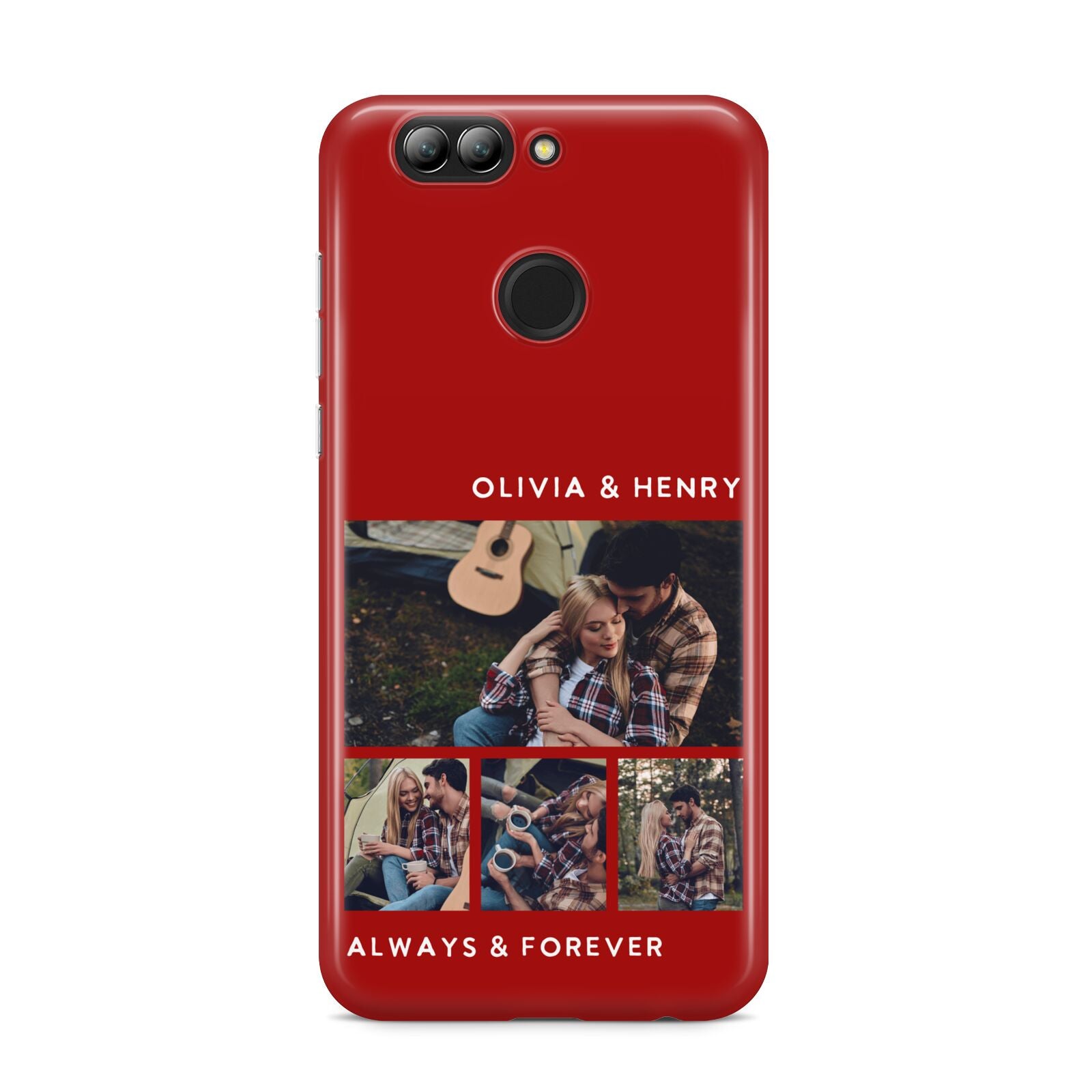 Couples Photo Collage Personalised Huawei Nova 2s Phone Case