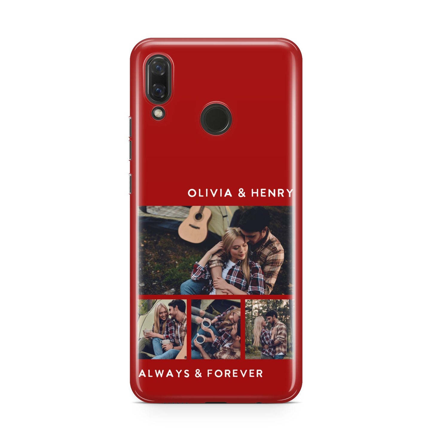 Couples Photo Collage Personalised Huawei Nova 3 Phone Case